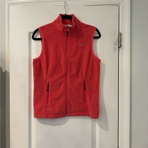 Vineyard Vines Coral Fleece Vest